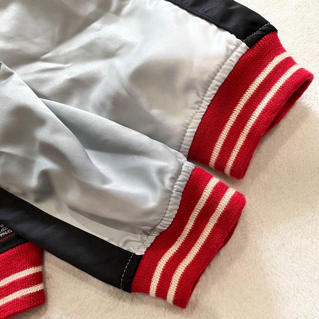 KMA キン肉マン　テリーマン　両面刺繍　スカジャン　バイカラー　XLサイズ