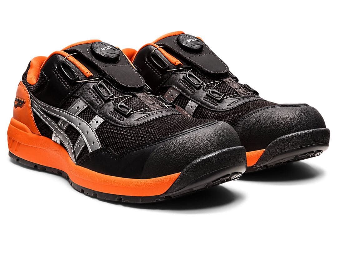 asics BOAシステム 安全靴 ファントム×シルバー