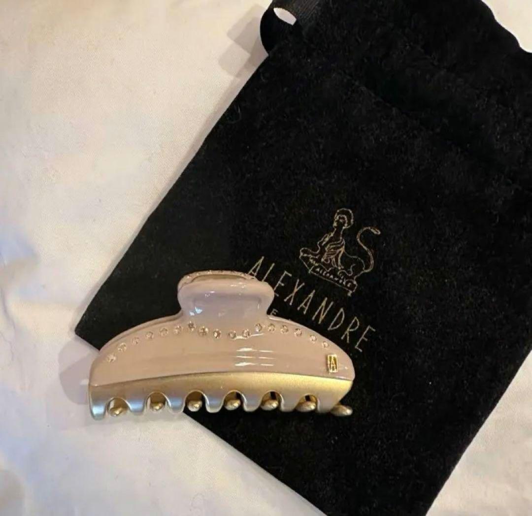 アレクサンドルドゥパリヘアクリップ ベージュ Mサイズ