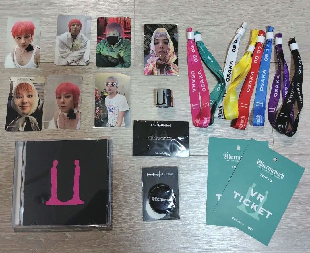 G-DRAGON ファンクラブ トレカ 銀テープ Übermensch グッズ