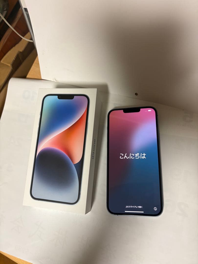 Apple iPhone 14 本体 ブルー 箱付き