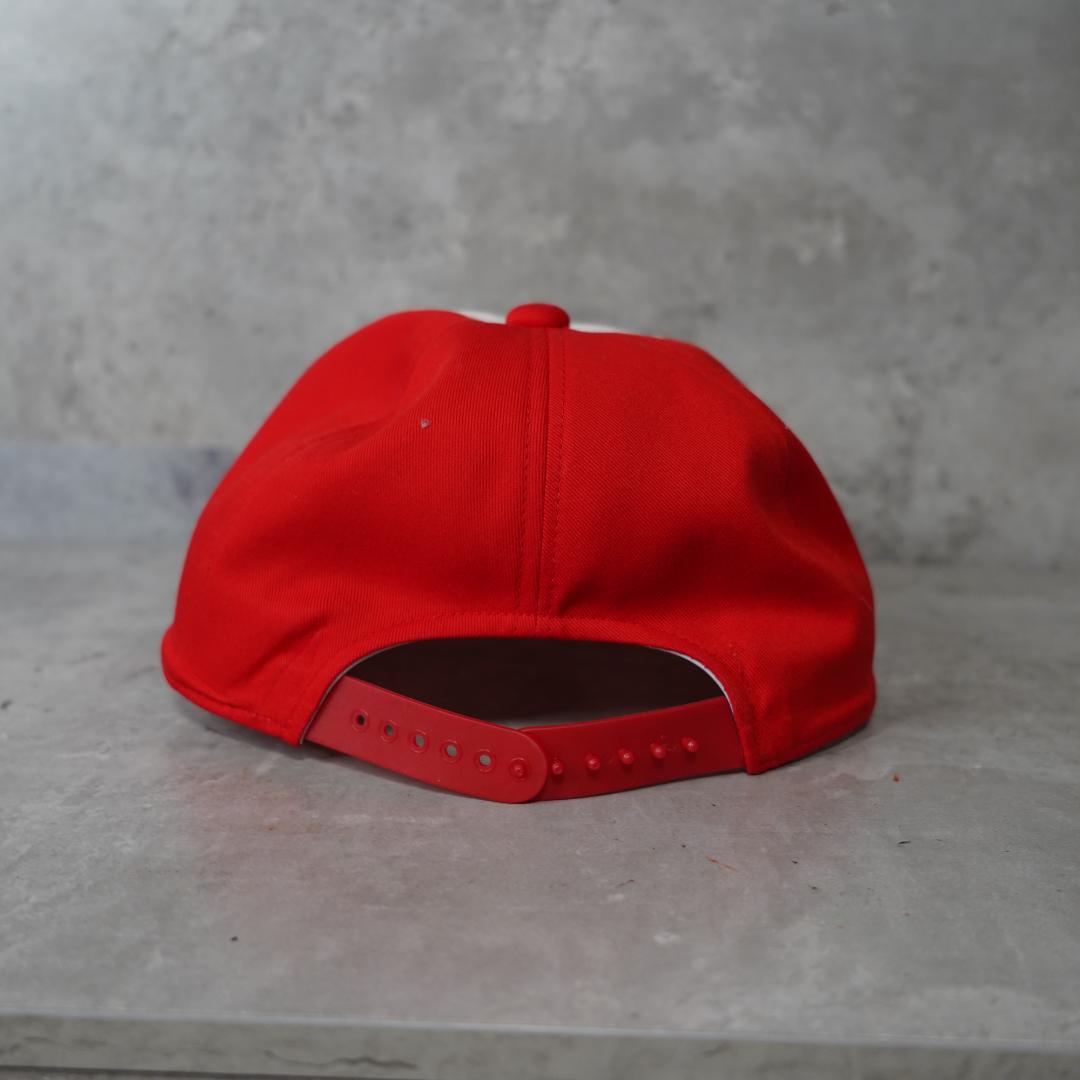 90's TOMY ポケモン　サトシ　キャップ 赤白　デッドストック