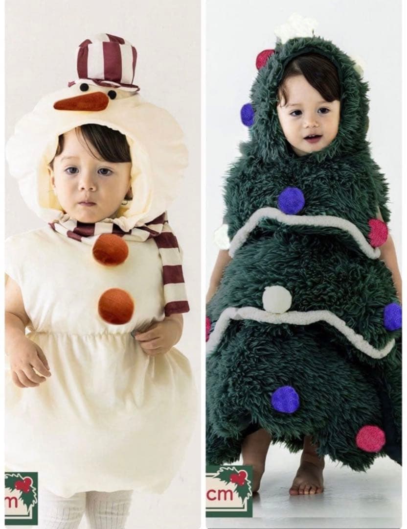 新品未使用　スノーマンコス　クリスマスツリーコス　2点セット スリーズ