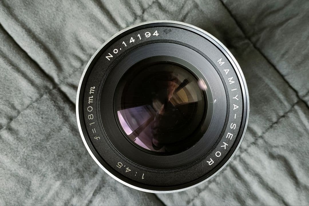 マミヤRB67用 F4.5 180mm前後キャップフード付、オマケ付価格相談OK