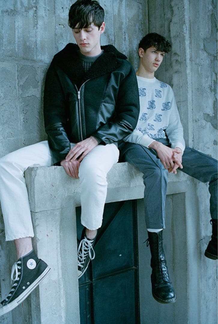 【希少】Phenomenon ムートンジャケット 牛革 黒 40/L