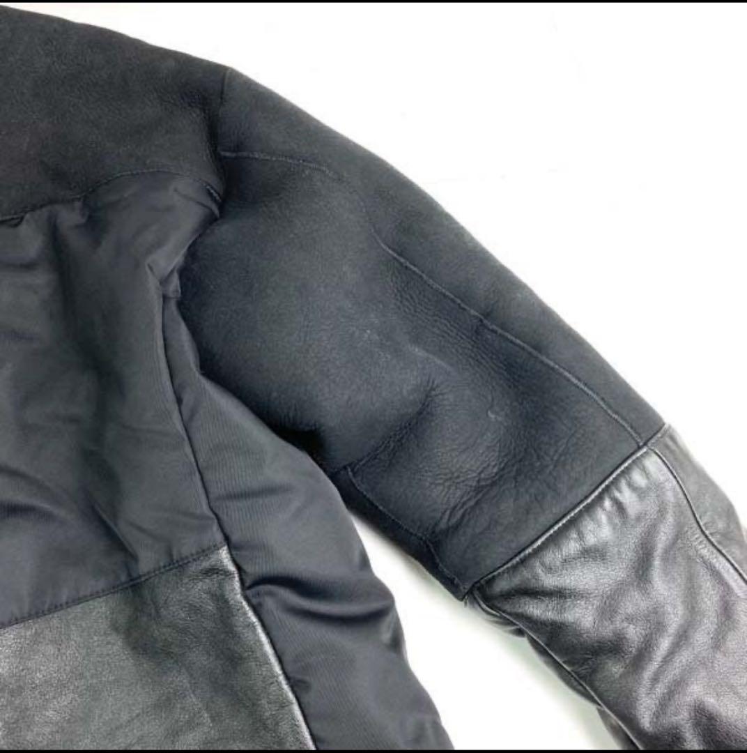 【希少】Phenomenon ムートンジャケット 牛革 黒 40/L