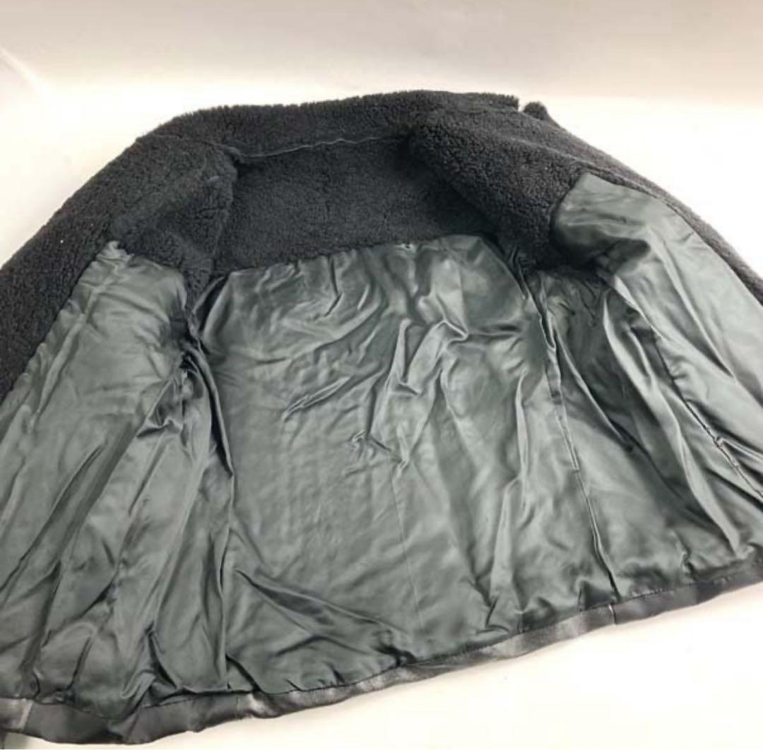 【希少】Phenomenon ムートンジャケット 牛革 黒 40/L