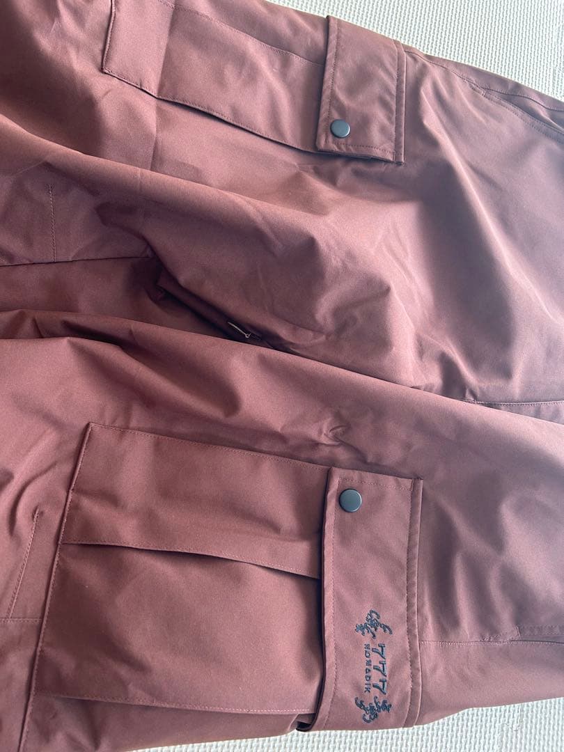 ブラウン スノーボードパンツ Lサイズ