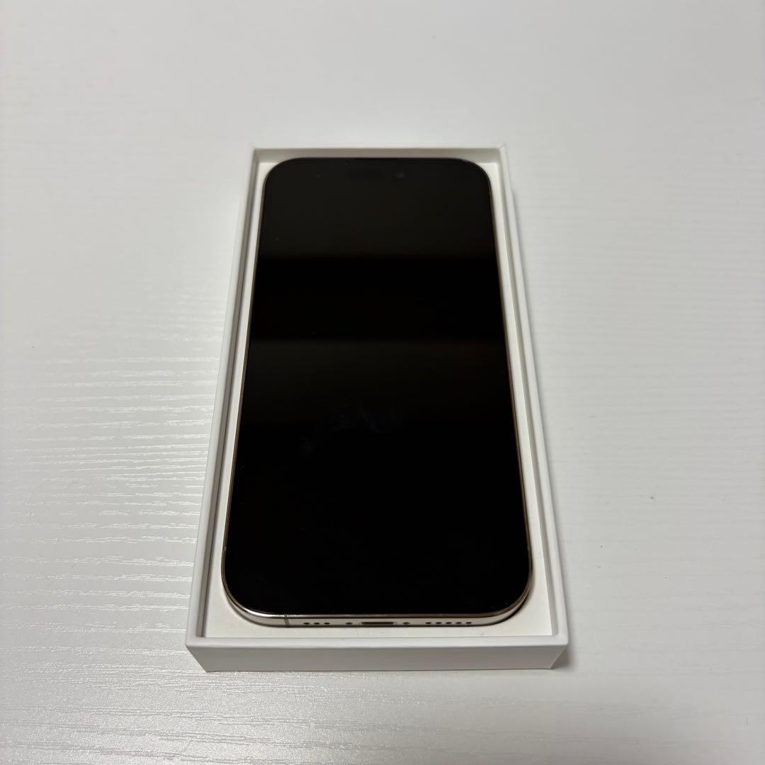 [超美品]iPhone 14 Pro 128GBゴールド(充電コード&箱付き)