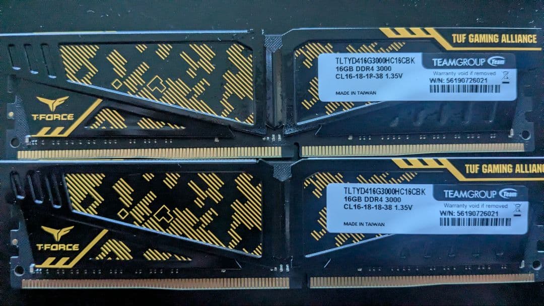 16GBx2 DDR4 3000MHz 計32GB