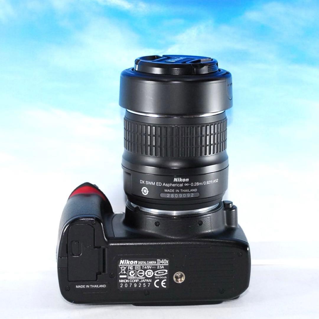 リュウ様Nikon D40X初心者に最適★軽量コンパクトで使いやすい一眼レフ✨