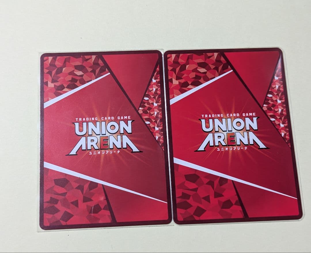 ユニオンアリーナ　汗明　媧燐　パラレル各1枚