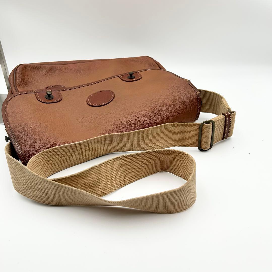 希少✨ ハンティングワールド ショルダーバッグ メッセンジャー 斜め掛け レザー