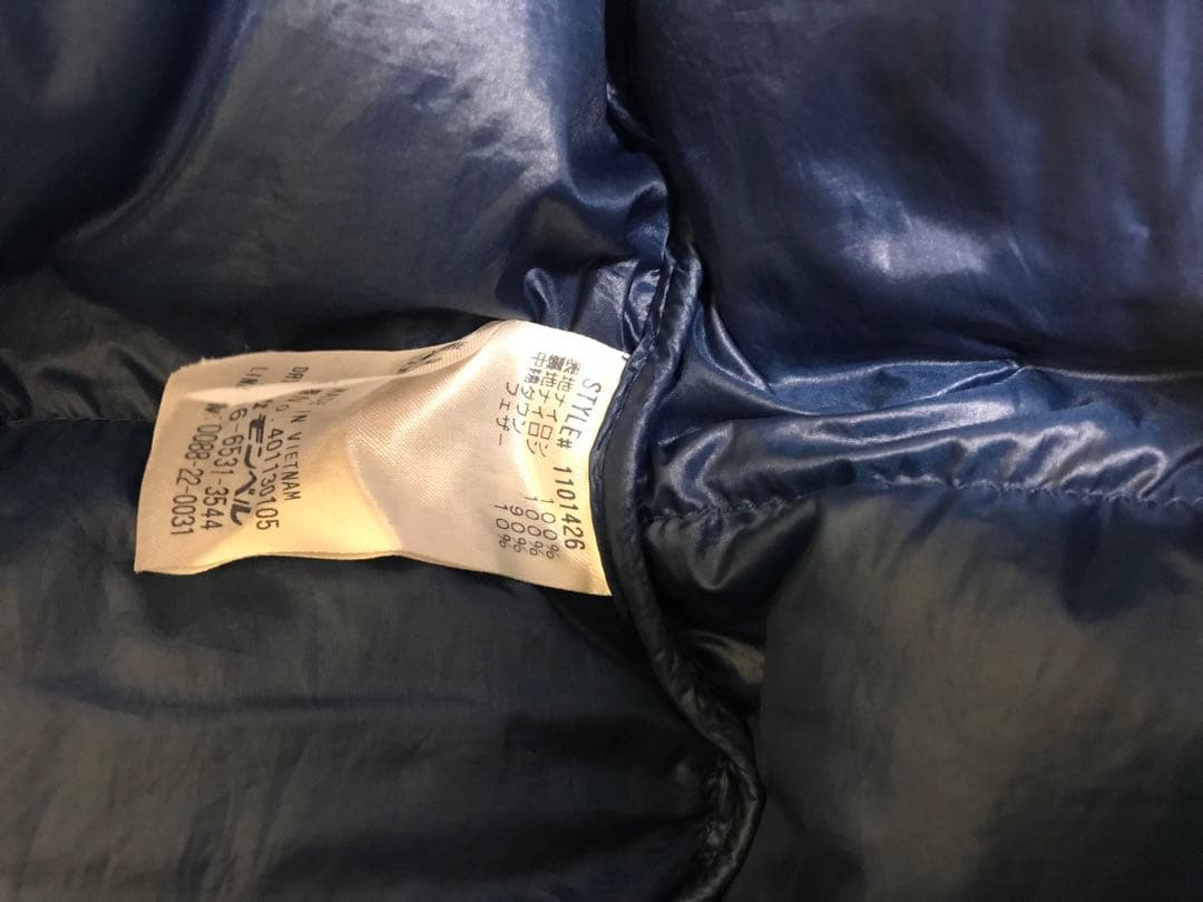 mont-bell アルパインライトたダウン　ブルー