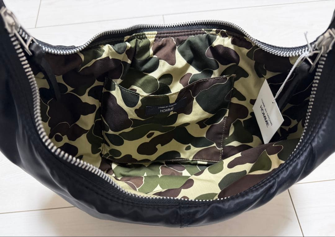 2025AW コムデギャルソンオム コットンナイロン　ツイルショルダーバッグ