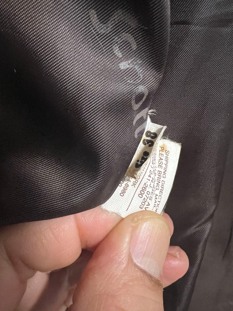 Schott 642 レザージャケット ブラウン サイズ:38 古着