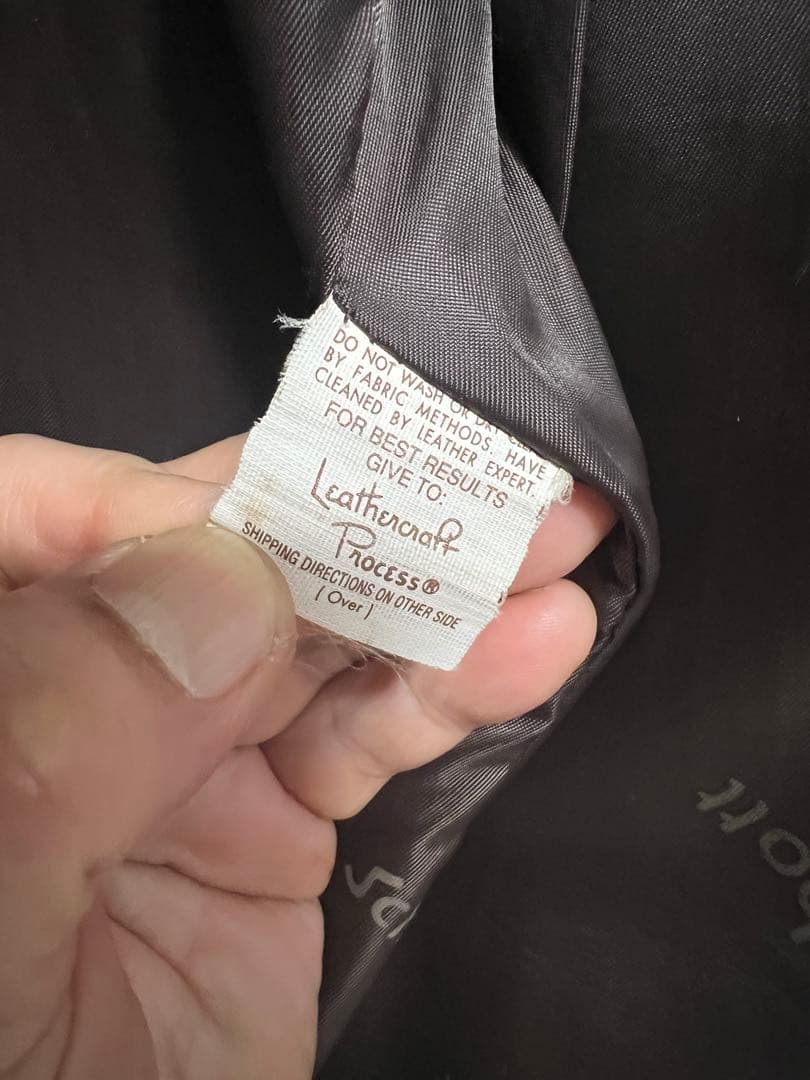 Schott 642 レザージャケット ブラウン サイズ:38 古着