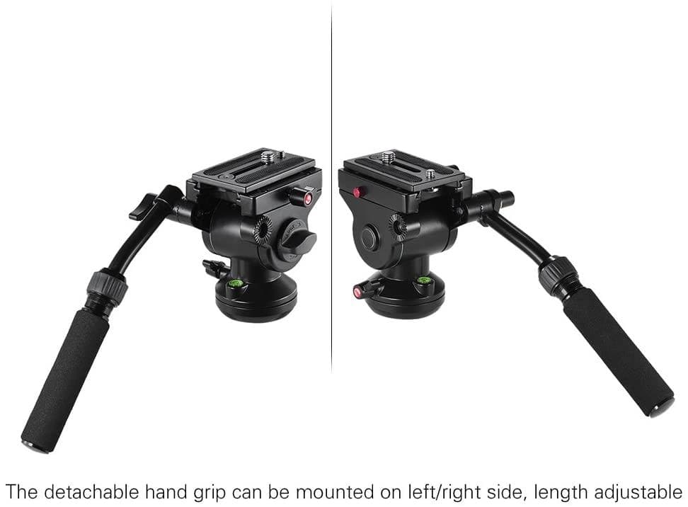 新品 ビデオ雲台 DSLR ,VIDEOオイルフリュード雲台