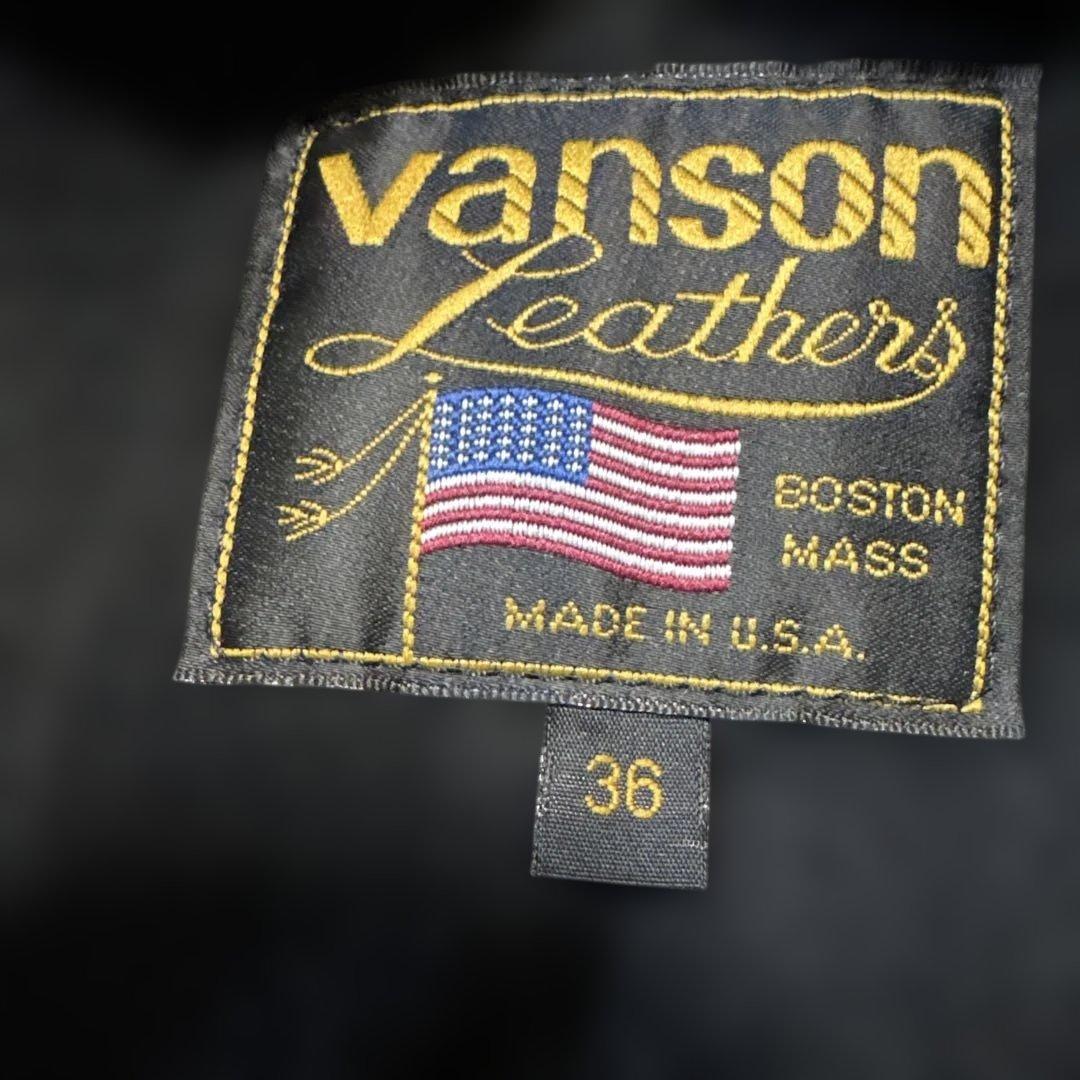 36inch 美品　バンソンB ブラック　レザー　シングルライダースジャケット
