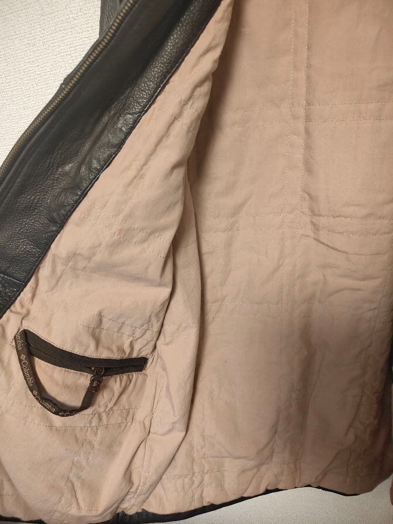 Columbia レザージャケット レザーブルゾン