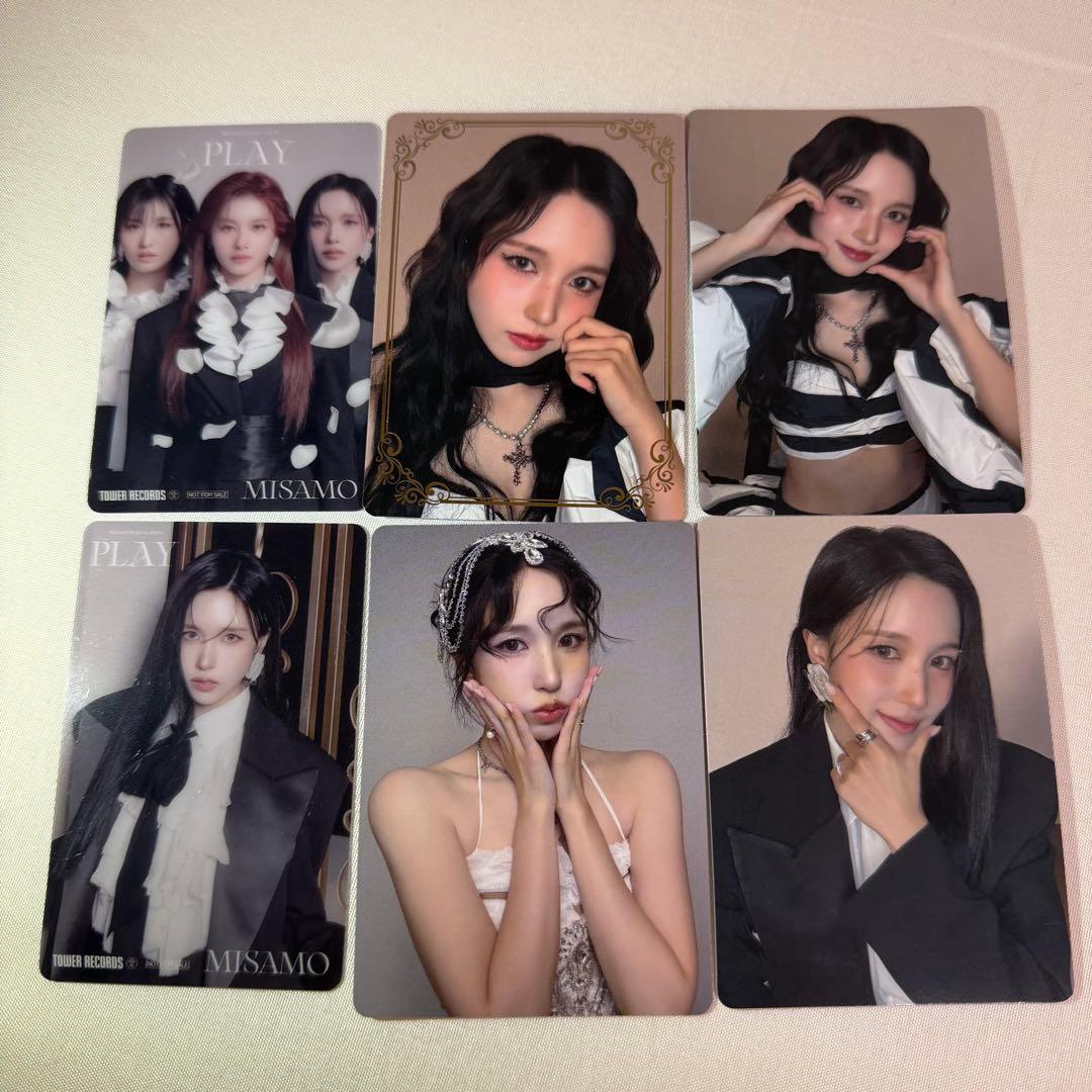 MISAMO PLAY MINA ミナ トレカ タワレコ 特典 箔押し