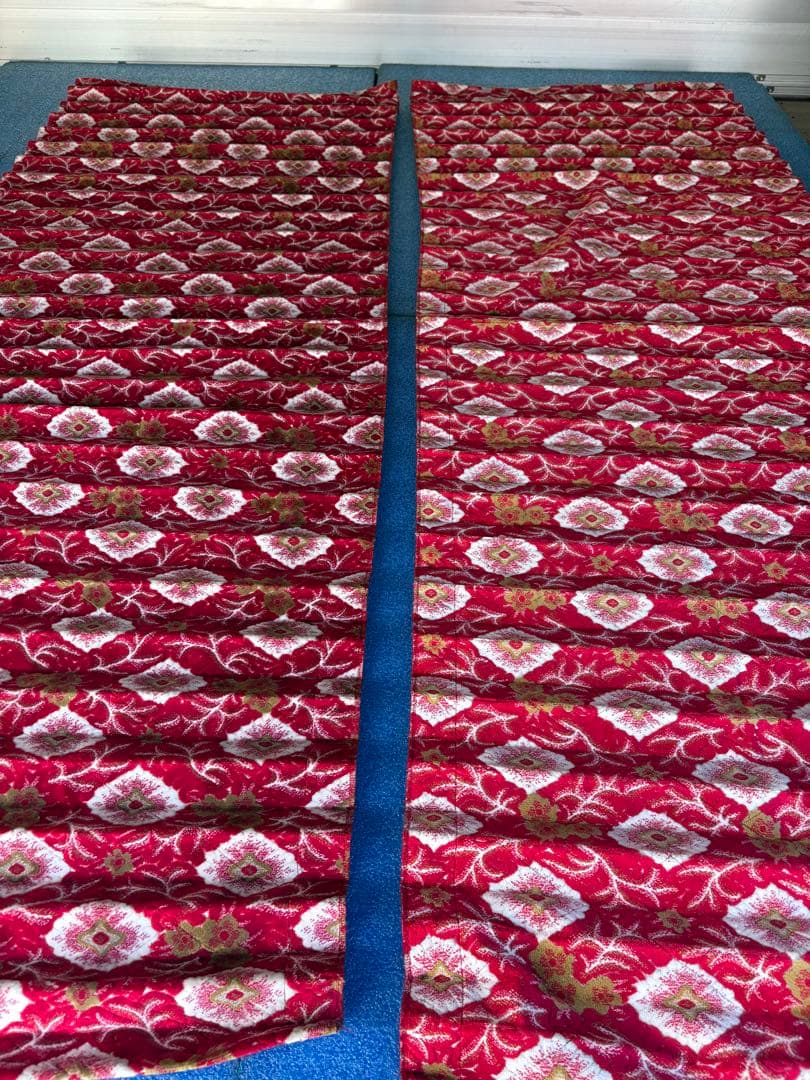 大花束 レッド 仮眠カーテン ハンドルカバー