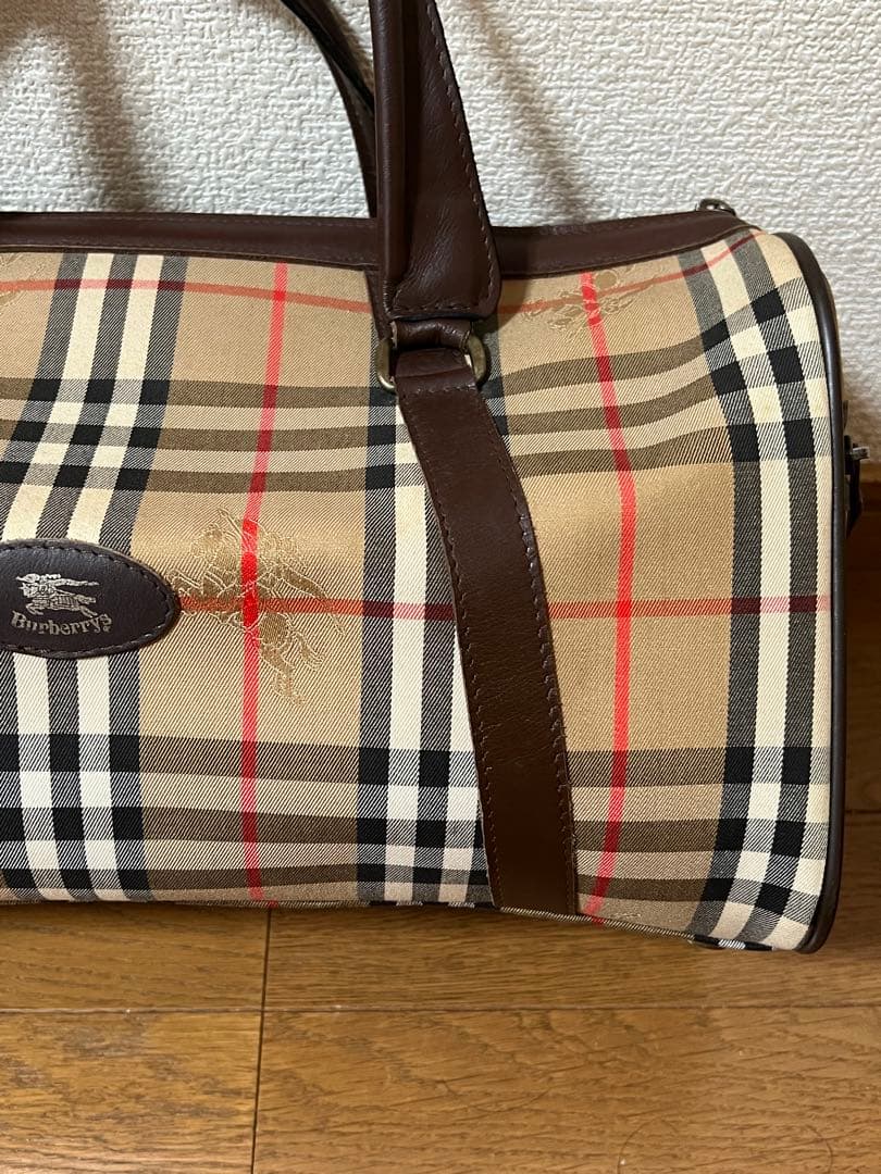 期間限定　美品　バーバリー　BURBERRYS　ミニバストンバッグ　ノバチェック