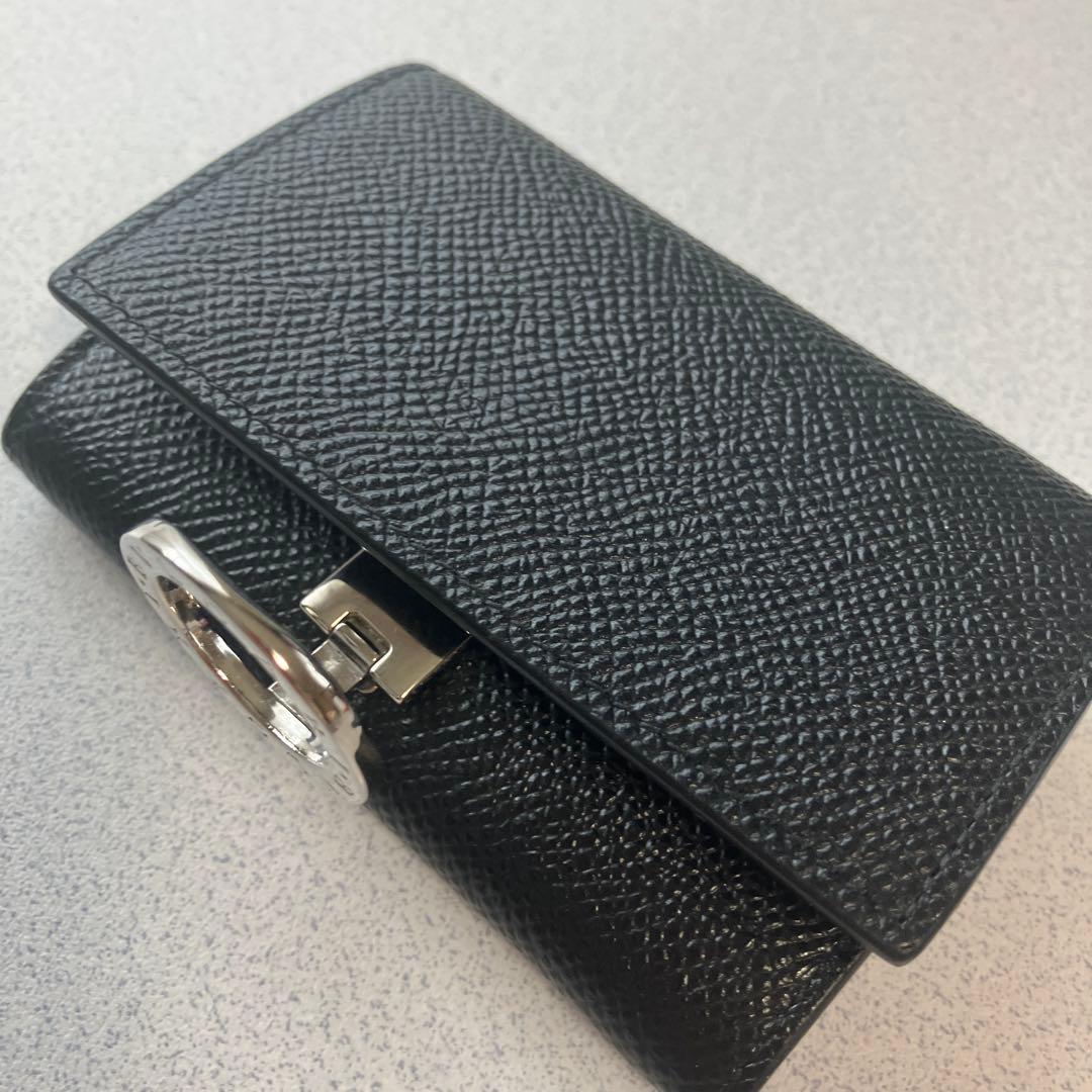 ブルガリBVLGARIブラックレザー ケース