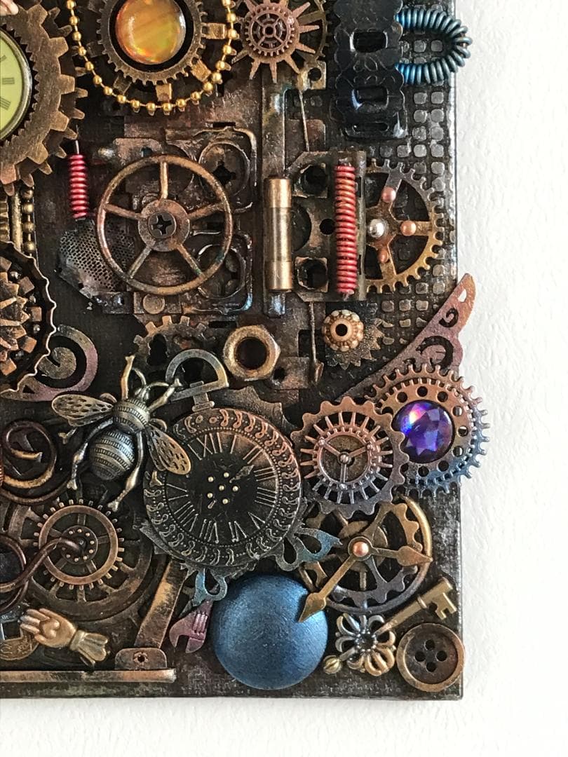 テクスチャーアート 絵画 原画 スチームパンク .M.