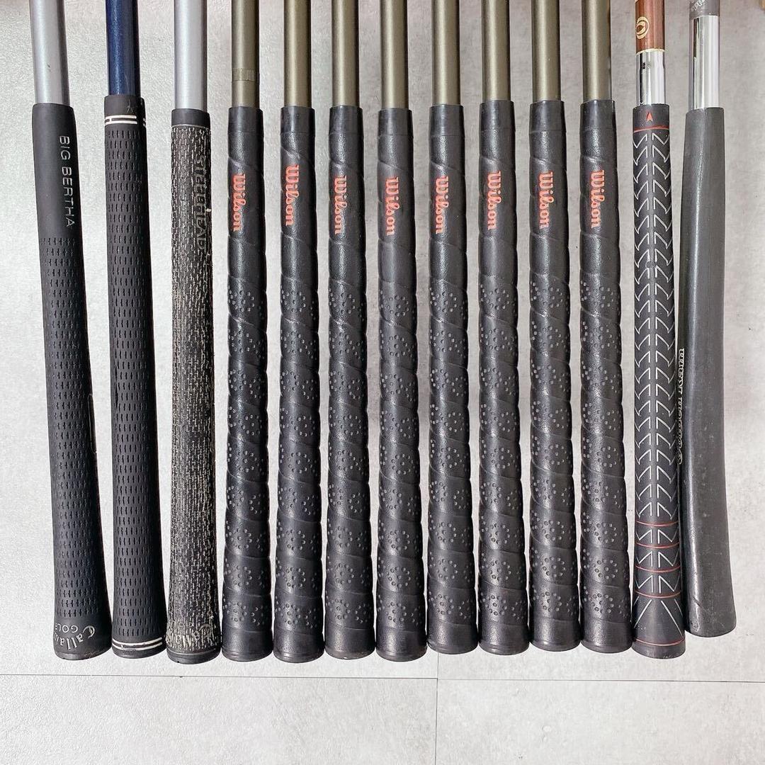 V058 キャロウェイ 他 メンズ ゴルフ クラブ セット 13本入