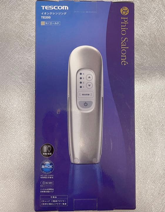 【新品】TESCOM イオンクレンジング　TE200