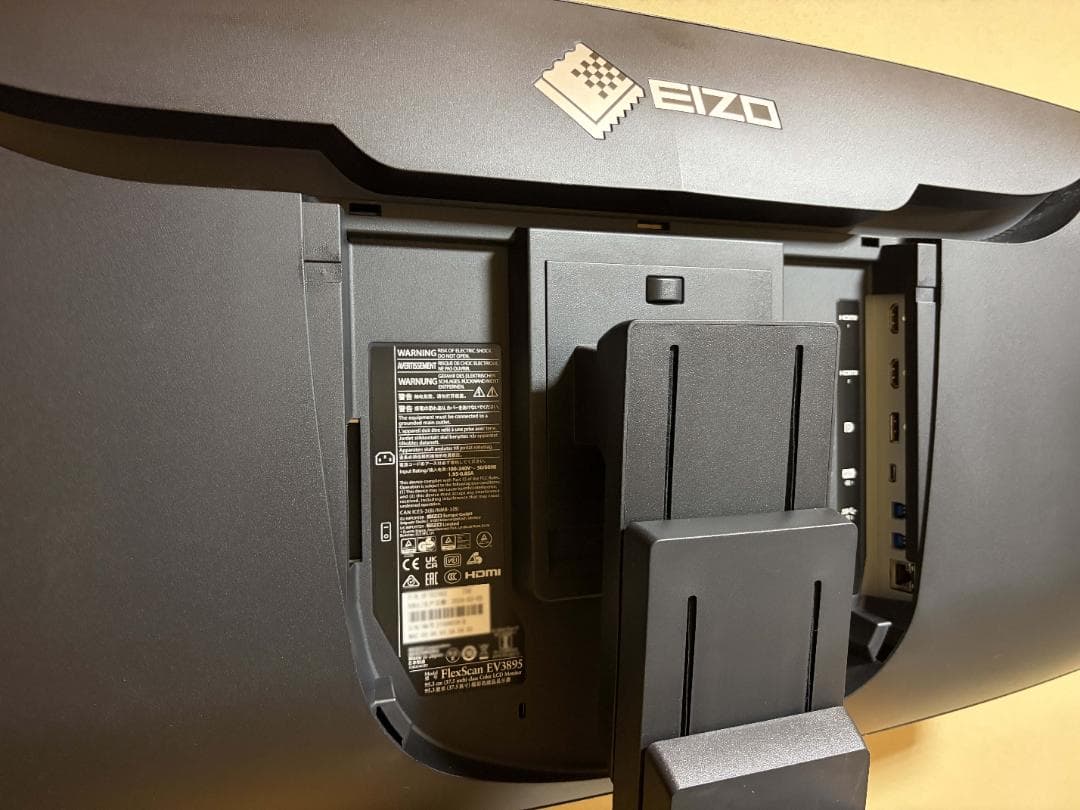 EIZO ウルトラワイド曲面モニター FlexScan EV3895-BK