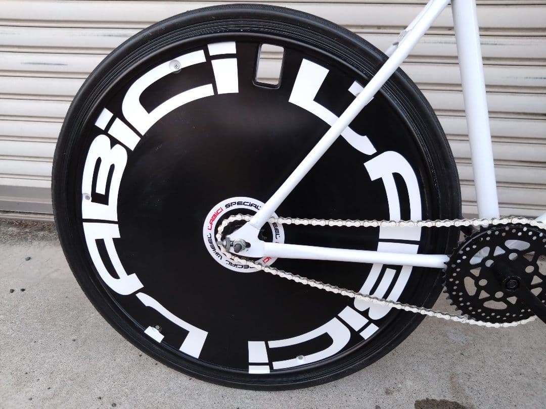 【まこやん】シングル　コースターブレーキ　ホイールカバー　ノーパンク