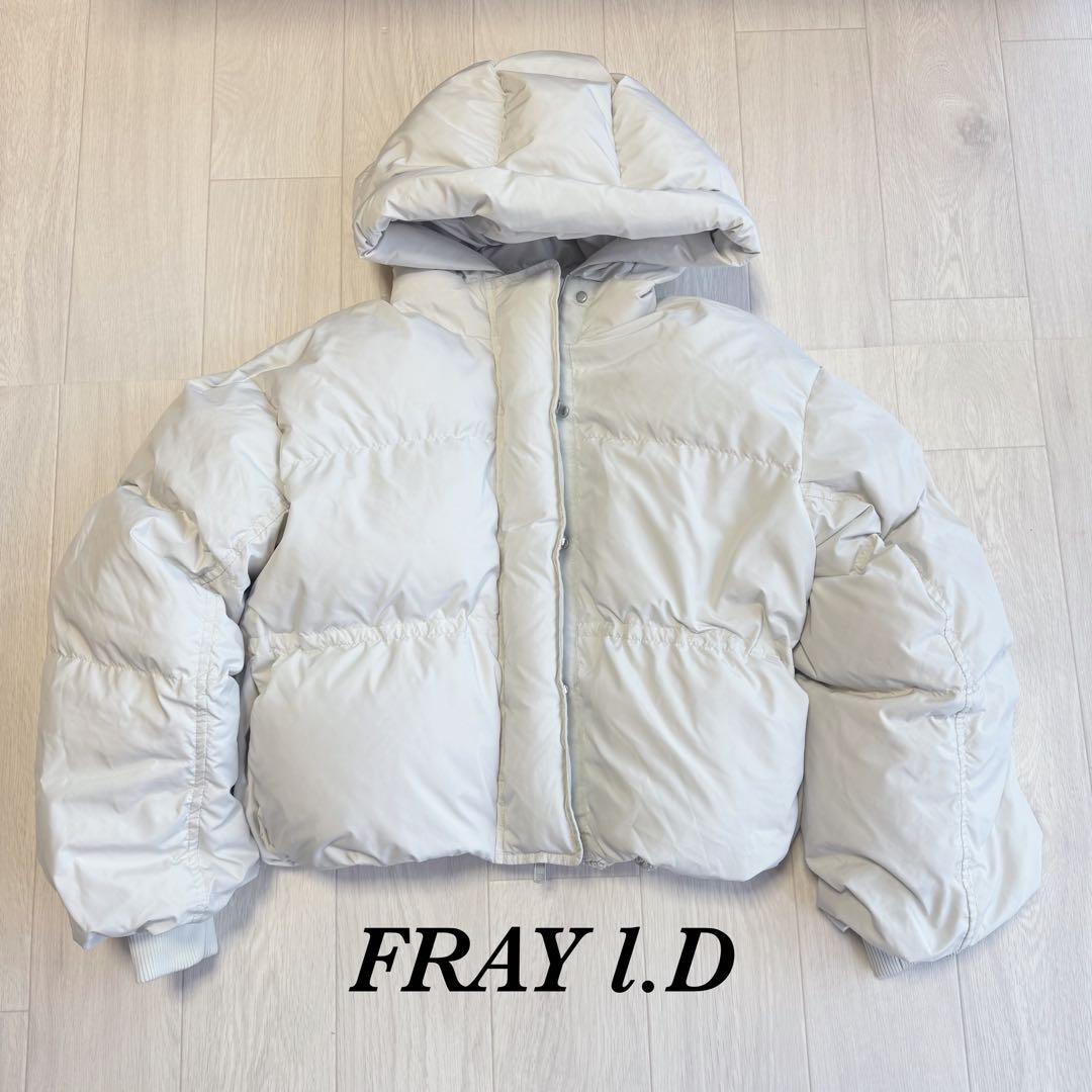 FRAY l.D 【土日SALE】フードドロストショートダウンコート