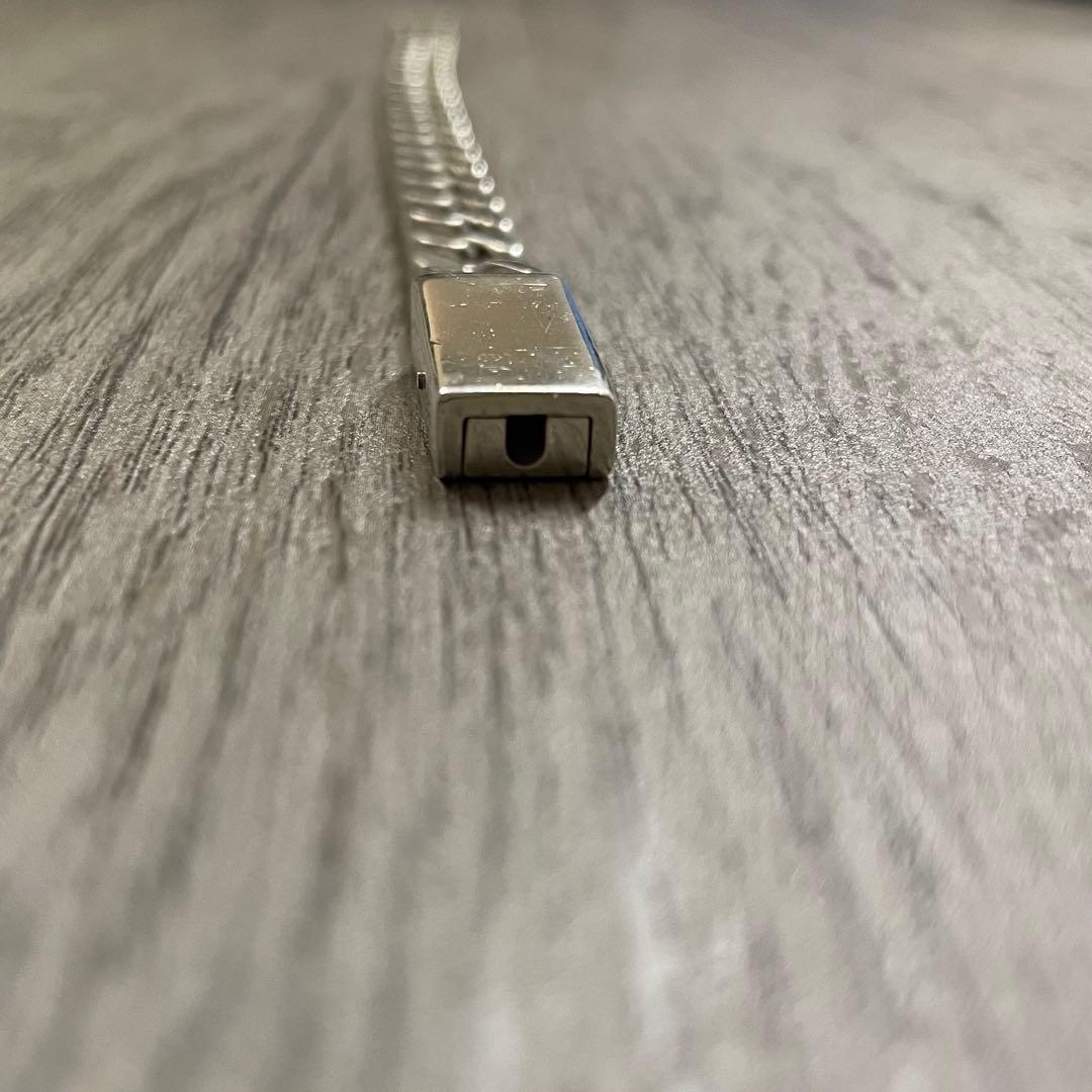 【GUCCI】グッチ 喜平チェーン ブレスレット シルバー925