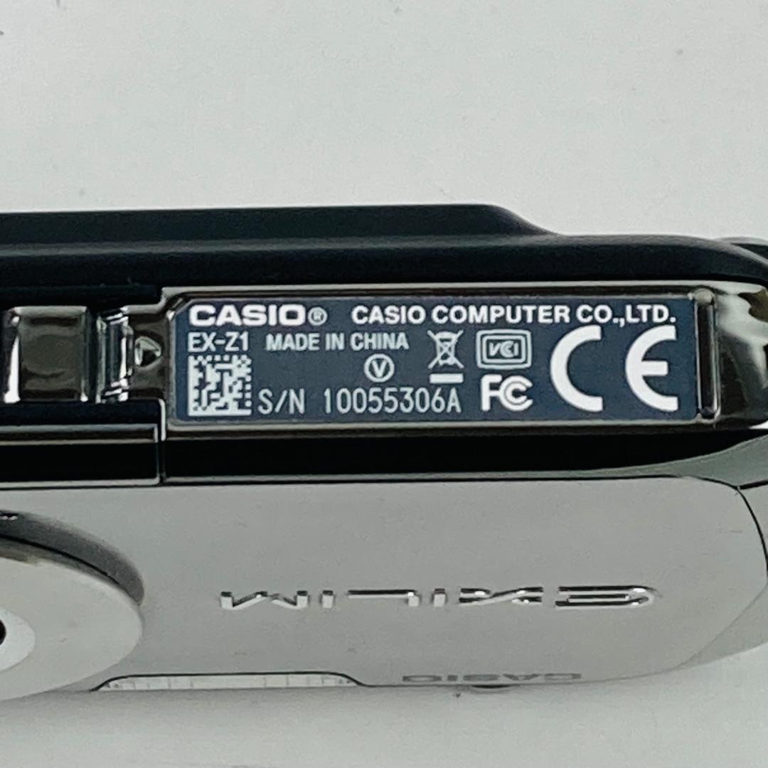 【動作確認済】CASIO EXILIM EX-Z1 デジカメ シルバー コンデジ