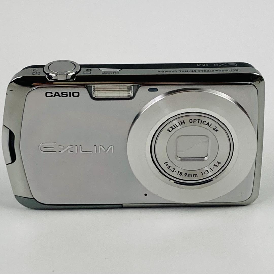 【動作確認済】CASIO EXILIM EX-Z1 デジカメ シルバー コンデジ