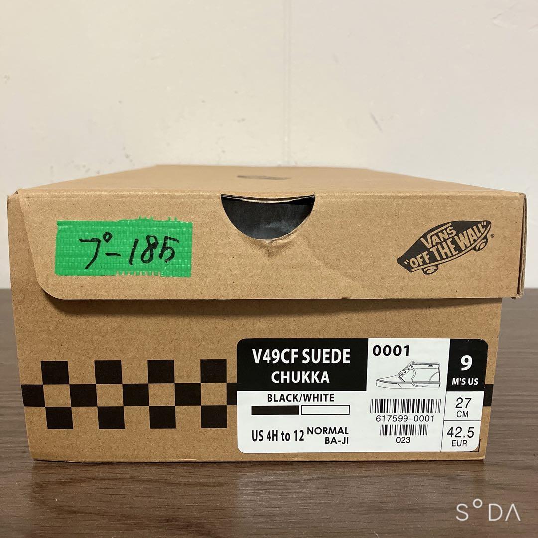 【未使用】VANS V49CF SUEDE CHUKKA 0001 （プ185）