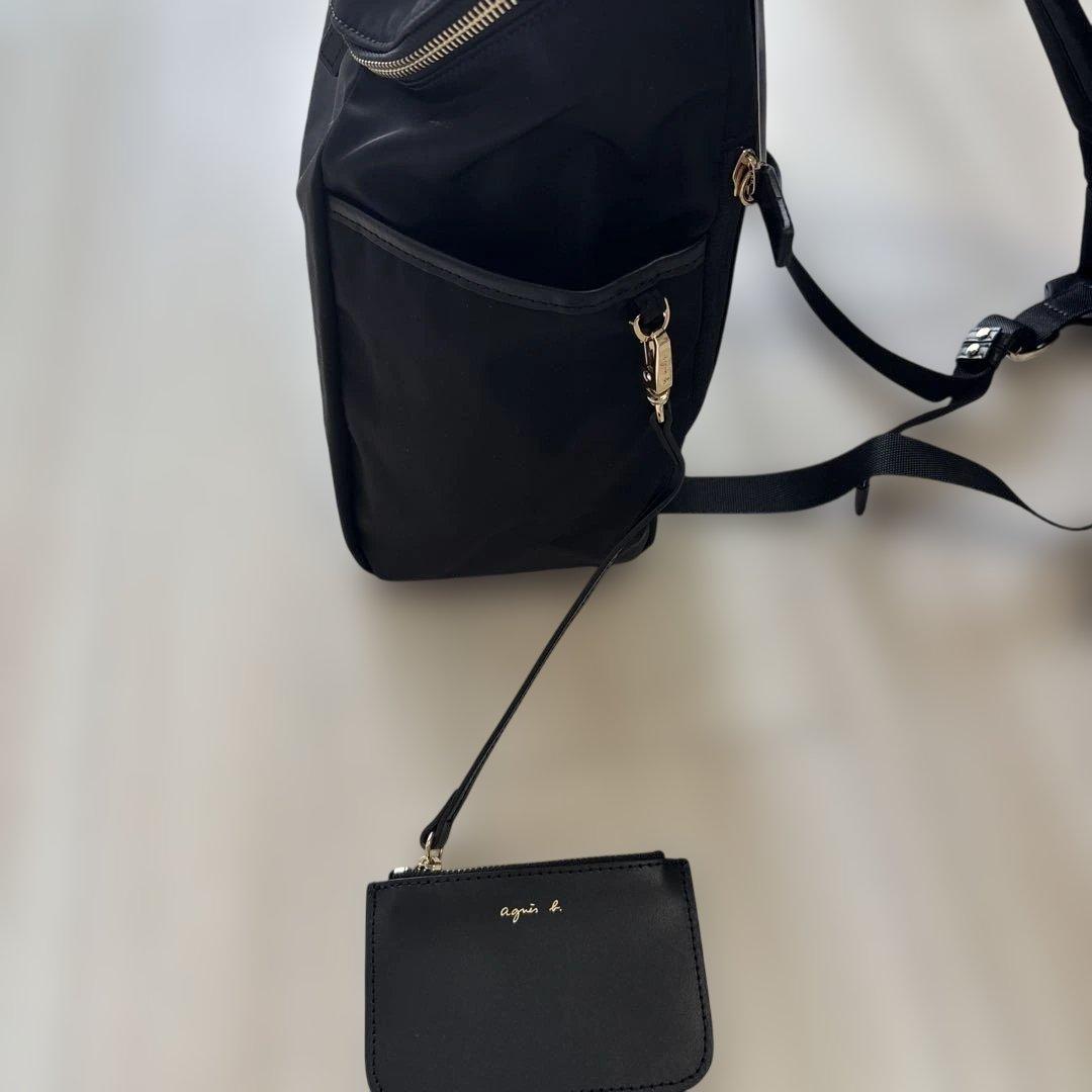 【新品未使用】【agnes b.】アニエスベー バックパック　リュック　ブラック