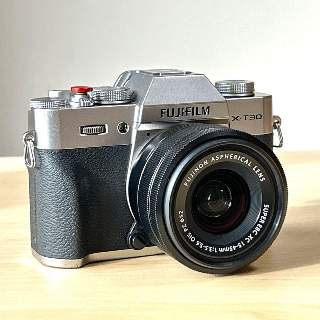 FUJIFILM X-T30 シルバー XC15-45mmレンズ・64Gカード付