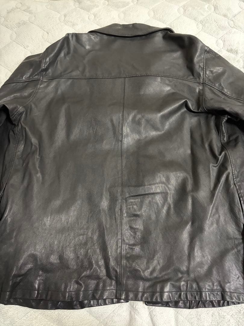 祝日セール YOKE Goat Leather Car Coat ブラック 3