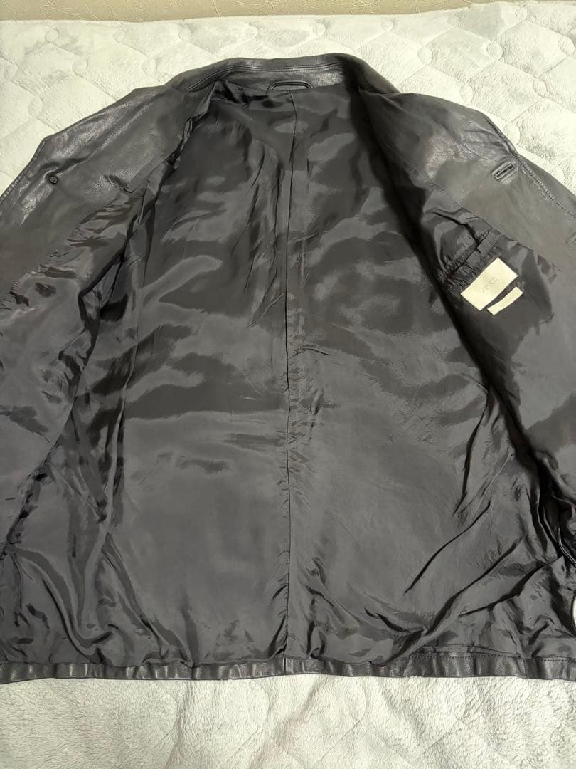 祝日セール YOKE Goat Leather Car Coat ブラック 3