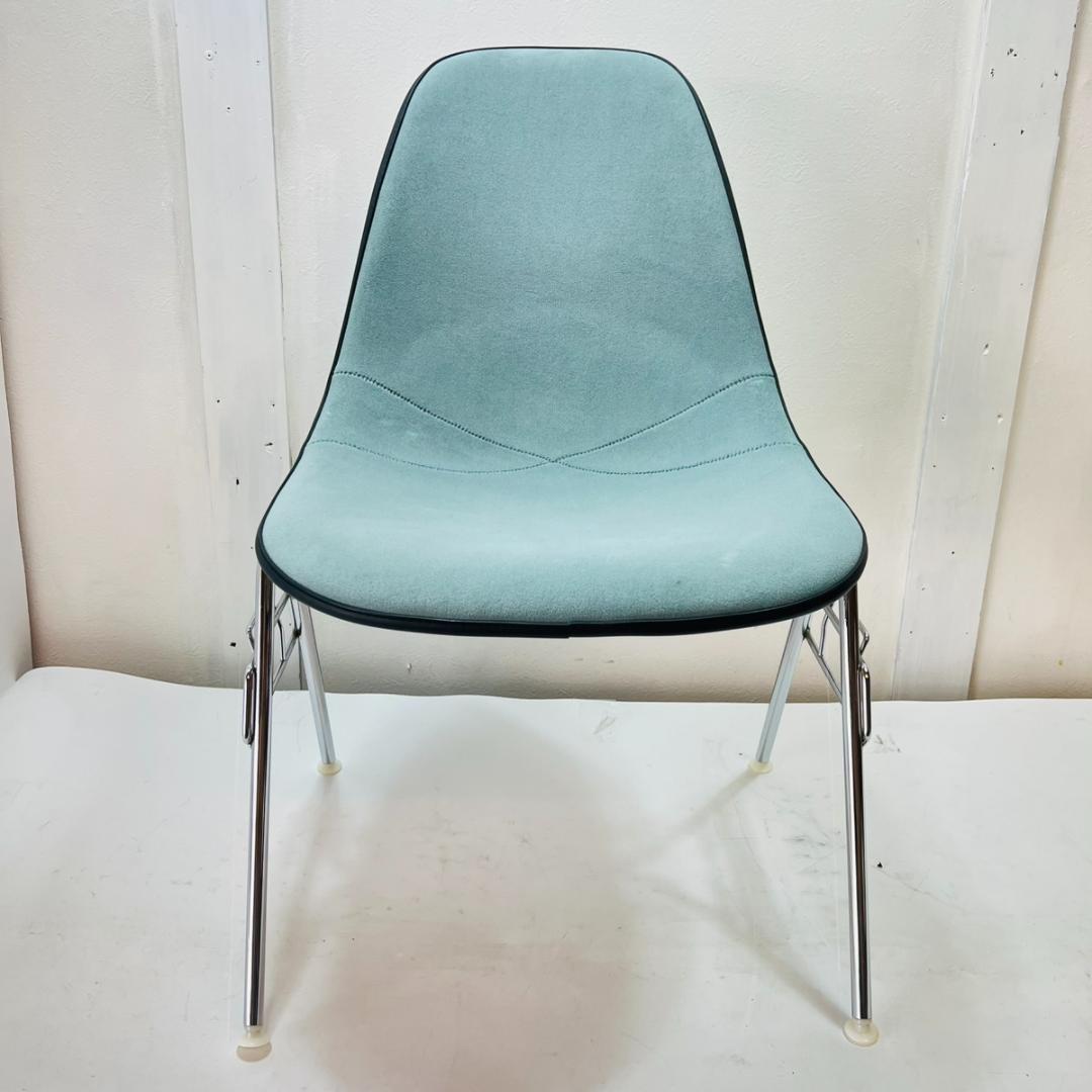 Hermanmiller イームズ サイドシェルチェア ダルブルー 1987年製
