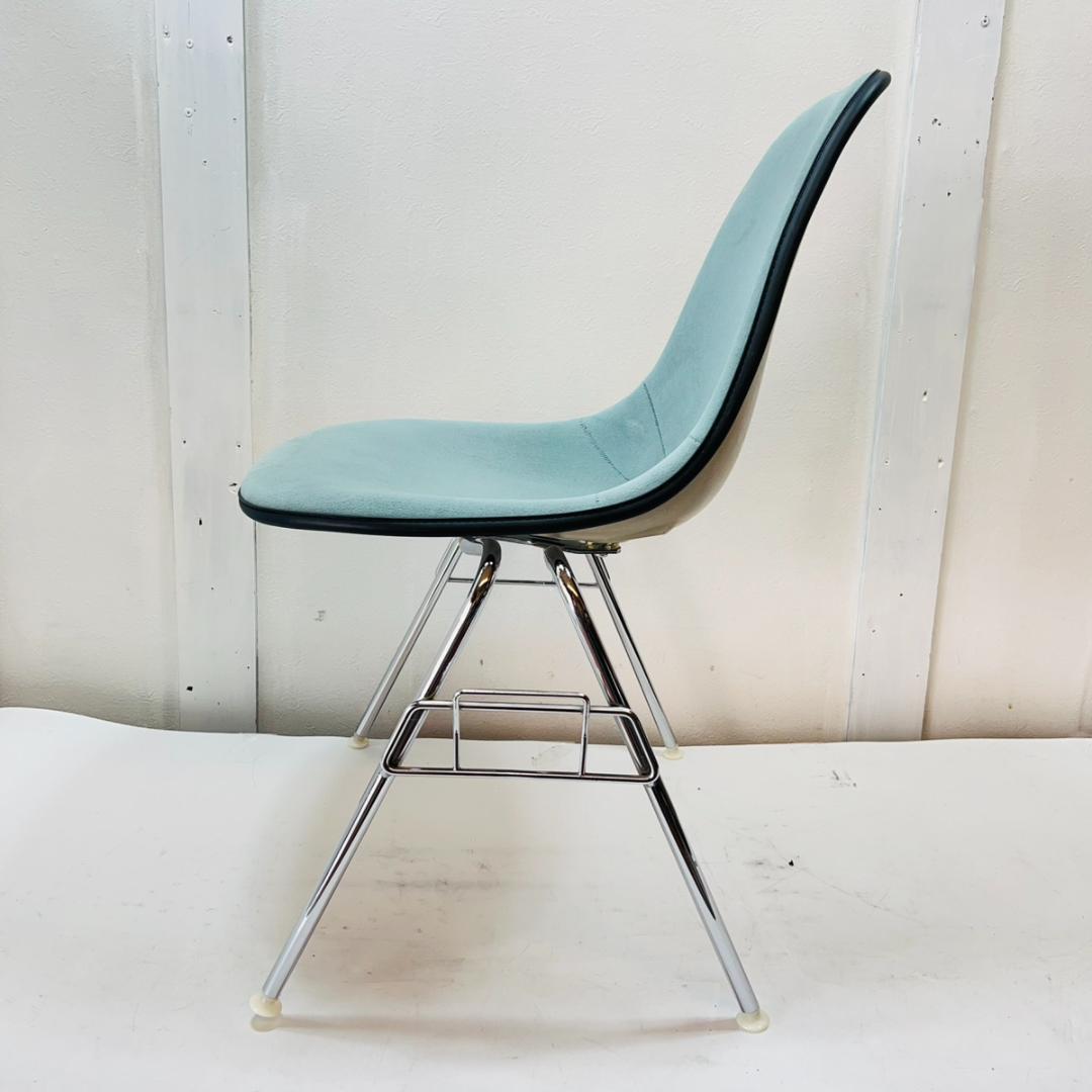 Hermanmiller イームズ サイドシェルチェア ダルブルー 1987年製