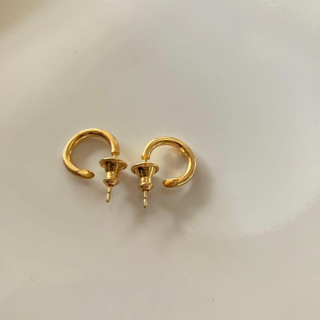 ゴールド　2.0×13mm 両身　ピアス　クロムハーツ　BWL シルバー925