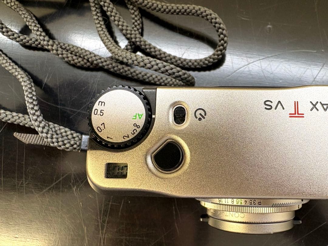 CONTAX Tvs シルバー コンパクトカメラ データバック