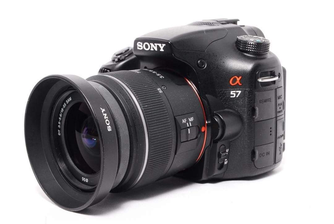 ◆初心者に◆SONY α57◆一眼レフカメラ◆すぐ使える◆スマホ転送◆Wレンズ◆