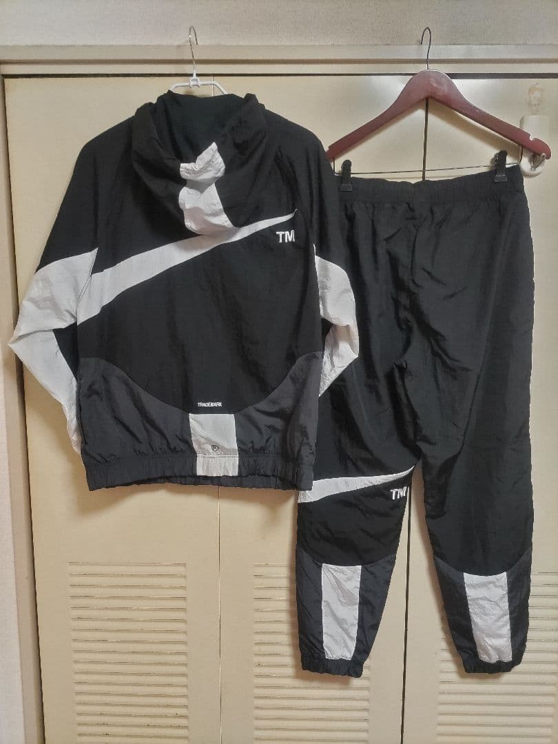 【美品】NIKE ナイキ ナイロンジャケット パンツ セットアップ 上下L