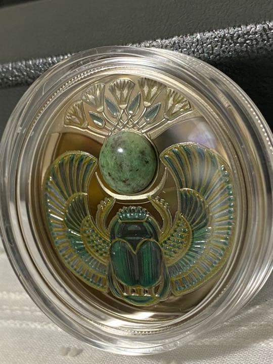 toru　2020　ニウエ　スカラベ　ジャスパー（碧玉）500個限定　銀貨