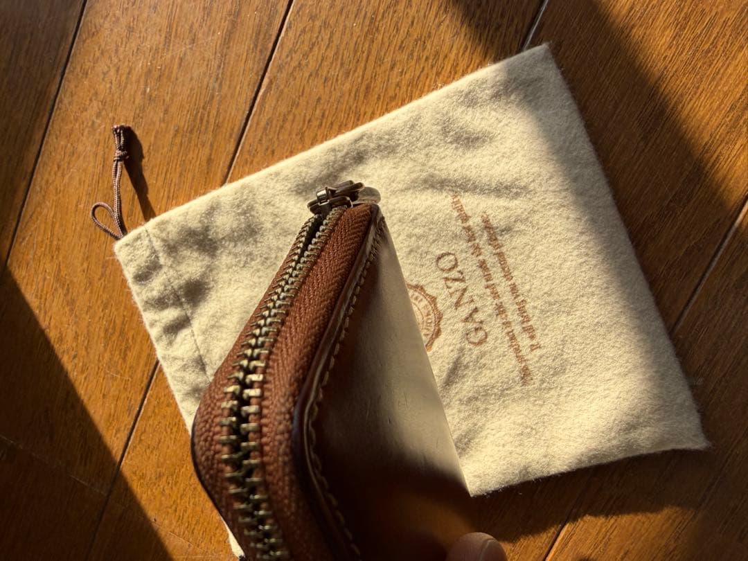 美品 GANZO ガンゾ Lファスナーカードケース ケース